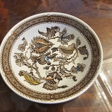 Ridgway Jacobean Staffordshire Brown Multi Colour Ironstone 5 inch Plate