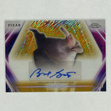 Topps 2026 Disney Neon Chrome Auto Gusteau /50 Brad Garrett