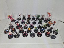 35 Heroclix Marvel DC - Mixed Bundle Including Herclox Ring