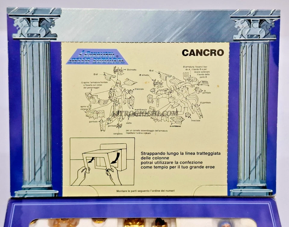 CAVALIERI DELLO ZODIACO CANCRO GIOCHI PREZIOSI BANDAI 1989 SAINT SEIYA OTTIMO - Immagine 3 di 4