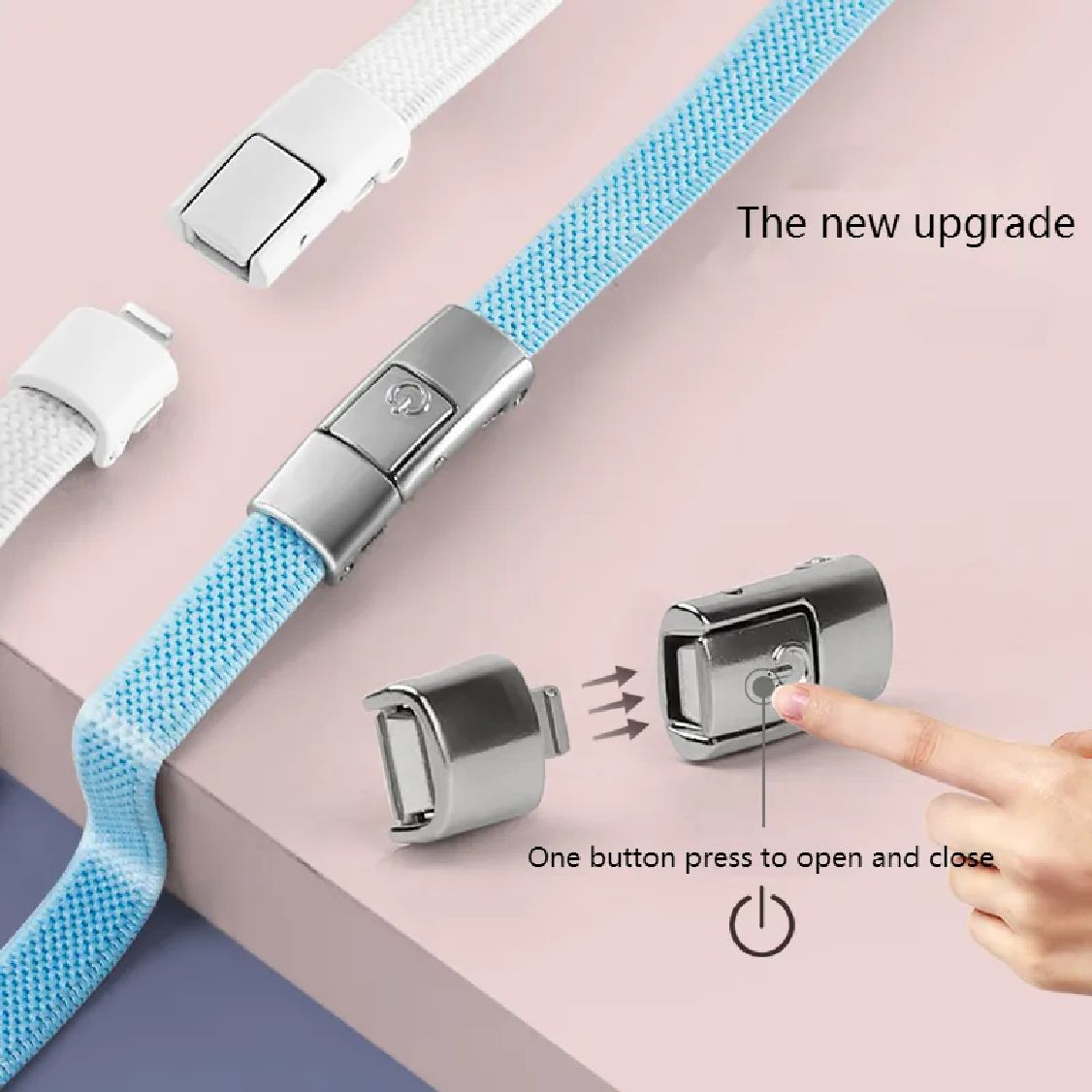 SAINT LAURENT Lacci scarpe da ginnastica marroni elasticizzati senza lacci ricambio piatti #2001