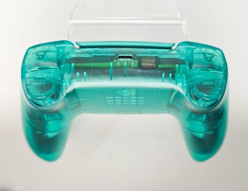 PS5 Clear Blue Dualsense Wireless Modded Controller LED+ClickyTMR From Japan - Picture 18 of 24