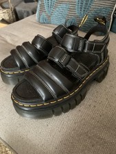 Dc Martens Black Sandels Woman?s Size 5 Never Worn Great Condition