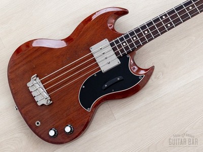 1963 Gibson EB-0 Cherry Vintage Short Scale SG Bass, 100% Original