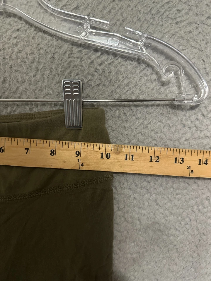 Nike Niñas Talla Pequeña Calce Ajustado Verde Leggings Pantalones Atléticos CU8248-223 Foto 3 de 4