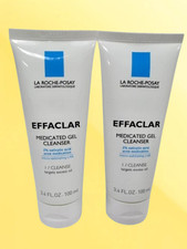 LA ROCHE POSAY EFFACLAR MEDICATED GEL CLEANSER 3.4 OZ NWOB EXP: 2027 LOT OF 2