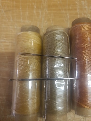 Leather Sewing Thread+2 Needles,Ideal for Leather Repairing Used 8x Super Strong - Picture 6 of 10
