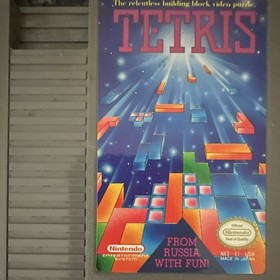 Nintendo Tetris Puzzle NES Juego Cartuchos Lote de 2 NTSC-U/C 1988 con Manual y SLV