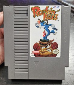 Rockin' Kats (Nintendo Entertainment System, 1991) NES Game/Manual/Box RARE CIB