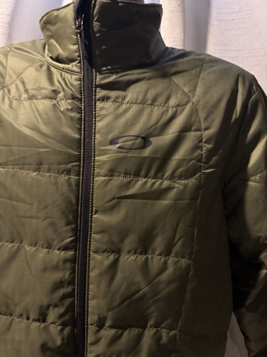Oakley Olive Green Men’s Light Coat Jacket Sz L View 2