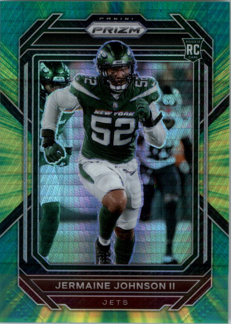 2022 Panini Prizm Prizms Hyper #375 Jermaine Johnson II /175 - FB