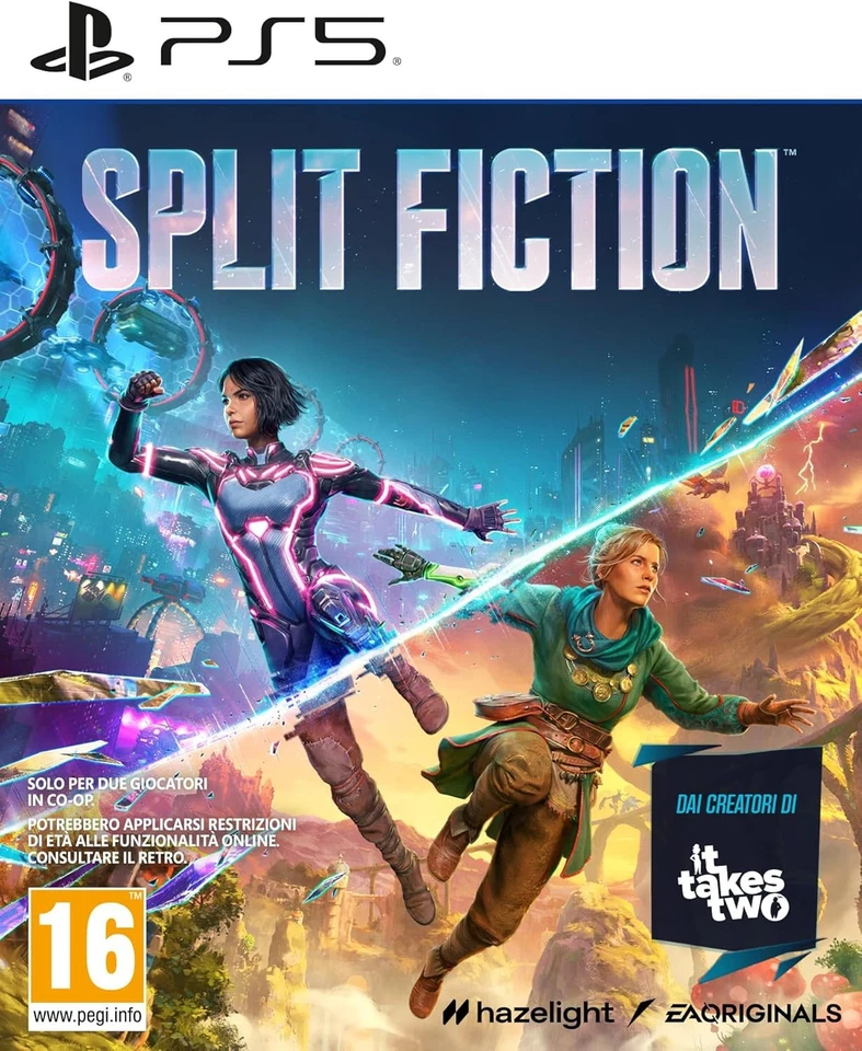 PS5 SPLIT FICTION GIOCO NUOVO PLAYSTATION 5 DVD PAL EU ITALIANO CROSS PLAY