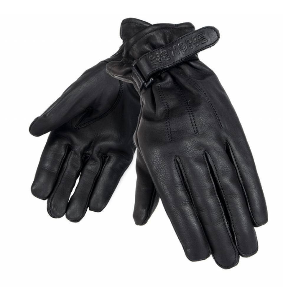 Gant moto pour femme en cuir noir souple Nexone Matera taille XL homologué