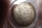 1890-P Morgan Silver Dollar Freshly graded  PCGS MS63 GREAT coin!