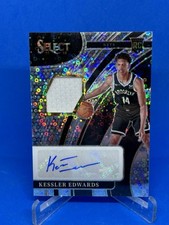 2021-22 Panini Select Kessler Edwards Fast Break Rookie Patch Auto RC Disco