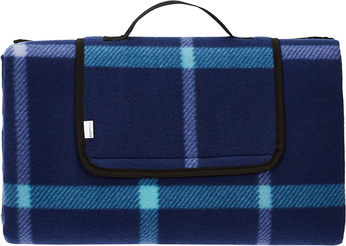 LIYUABU Coperta da picnic, 150 x 200 cm, marrone, impermeabile, portatile, extra grande, isolata con maniglia, perfetta per picnic, attività all'aperto, campeggio, spiaggia, parco