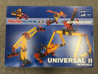 + Fischer Technik Advanced Universal II Construction Set 48 Models 93 290