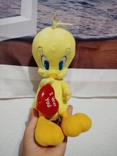 Looney Tunes Tweety Bird Vintage Moving Singing Plush Toy Works Tested 2004