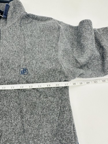 Vintage Bugle Boy 1/4 Zip Winter Rayon Fleece Jacket Size Small - Bild 2 von 4