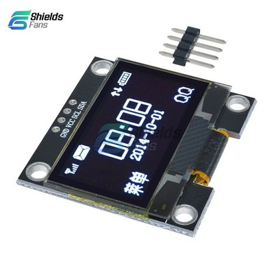 1.3'' OLED LCD Display Module IIC I2C Interface 3.3-5V For Arduino White/Blue