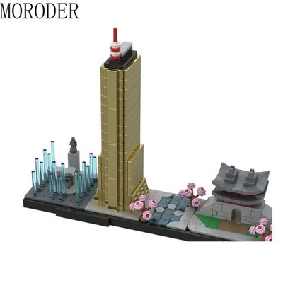 Building  MOC-222506 Seoul skyline building street view toy
