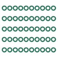 50X Fkm O-Ring 6,5Mm AußEn-Ø 3,5Mm Innen-Ø 1,5Mm Breite FüR Dichtung, GrüN