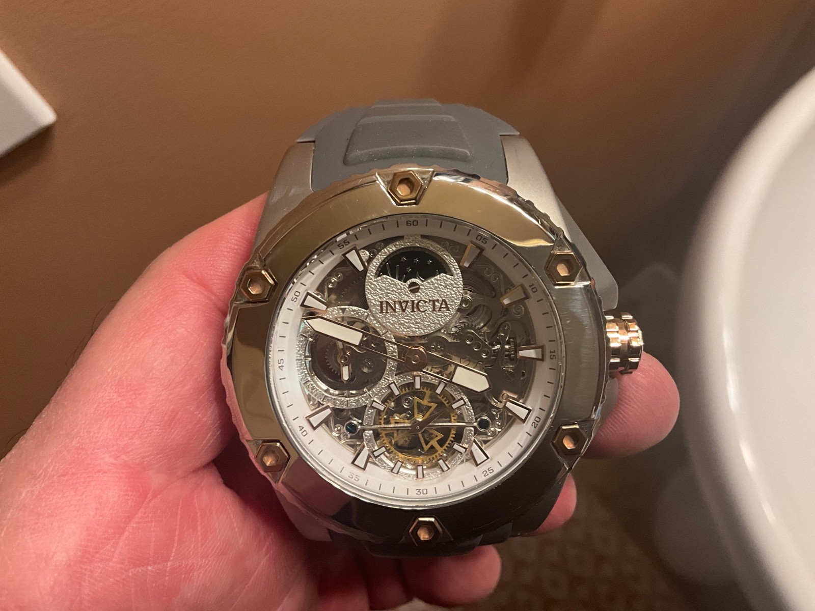 INVICTA AKULA SKELETON MOONPHASE AUTOMATIC MODEL … - image 1