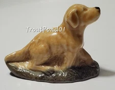 Wade Whimsies Setter Dog Pup Puppy Mini Figurine # 13 1972 Set 3 Excellent 