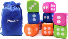 Jumbo EVA Dices, Giant Dot EVA Foam Dices for Kids Building Blocks,Educational,P