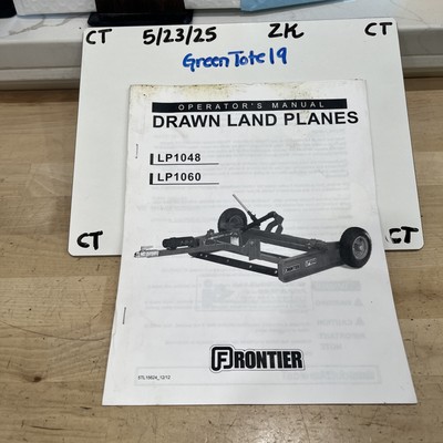 Frontier Drawn Land Planes Operators Manual 5TL15624