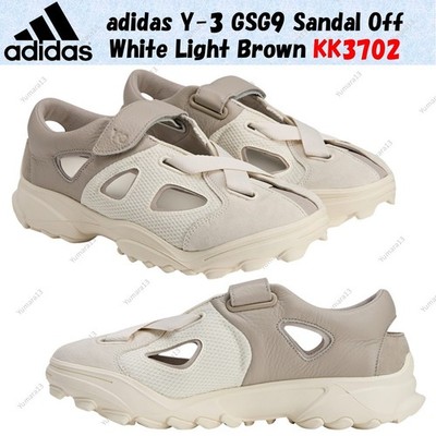 Adidas Y-3 GSG9 Sandale Off White Hellbraun KK3702 Herren Gr.