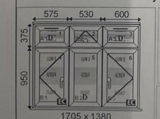 Upvc Window  Eurocell smart ready white window 