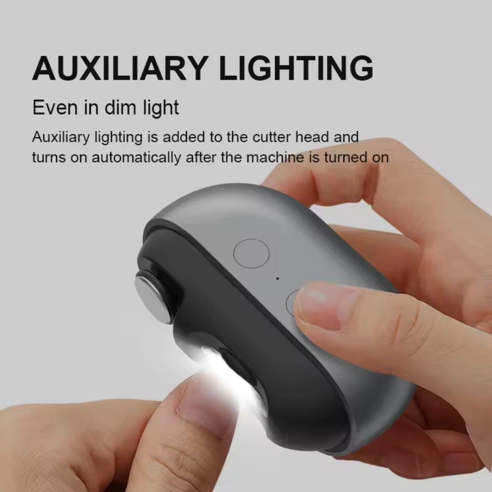 Safety Electric Nail Clipper Automatic Toe Nails Cutter Trimmer Pedicure Tool US