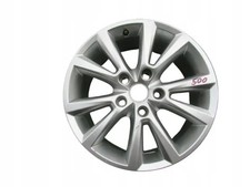 1x Alufelge 18 Zoll 8.0" 5x130 53ET Glanz Silber 7P6601025C VW Touareg 7p6