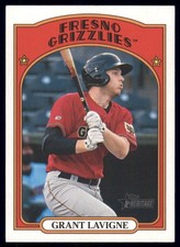 2021 Topps Heritage Minor League Grant Lavigne Fresno Grizzlies #134
