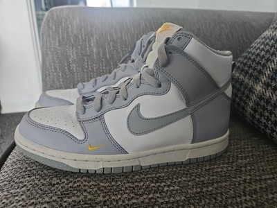 Nike Dunk High Next Nature Wolf Grey Marigold FD9773 001 **UK 5** 