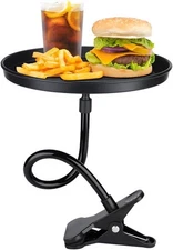 Car Food Tray Holder Adjustable Car Snack Tray 360-degree Swivel Dining Table