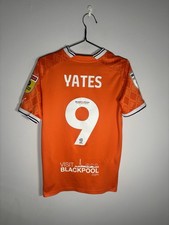 Original Blackpool Home Football Shirt 2022/23 Jerry Yates Men’s Small 
