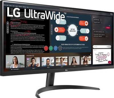 LG 34'' UltraWide Monitor - 86,36 cm (34'') VA + LED - Schwarz - StoreDeal - #0
