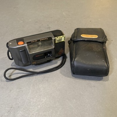 Vintage Concord AW 90535MM Point Shoot Camera W/ Case 80s Retro Tested Works