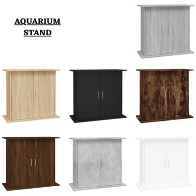Aquariumständer Fischunterschrank mit Aufbewahrung Aquariumfuß Fischständer 4 Fächer