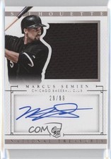 2014 Panini National Treasures Rookie Silhouette 29/99 Marcus Semien Auto 0a1