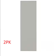 Hampton Bay Shaker 36x11.25 Wall Cabinet Flush End Panel Dove Gray 2 Pack