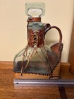 leather-wrapped bottle with stopper - perfect for decor or Ren Faire use! — photo 1