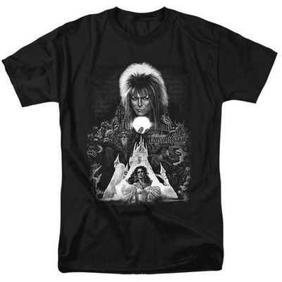 Labyrinth Castle Jareth 25 Jahre Magic Disney T-Shirt Herren Neu 100% Baumwolle