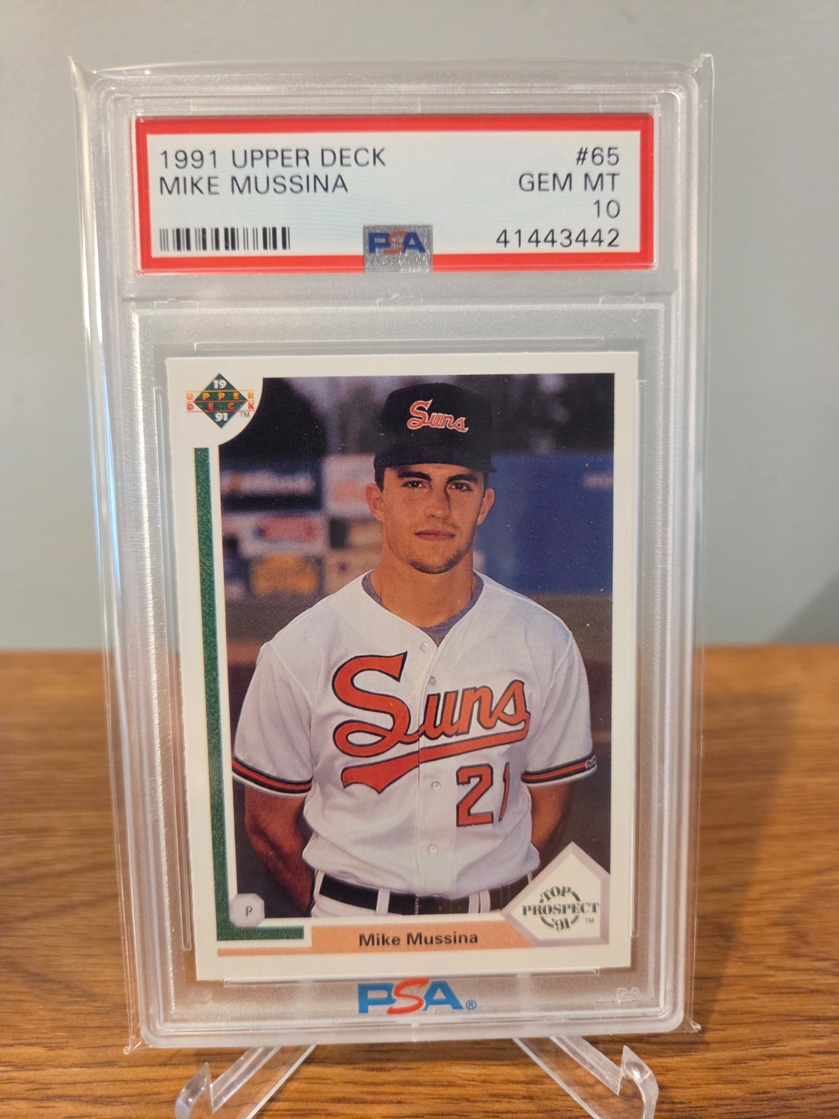 1991 Upper Deck #65 RC Mike Mussina PSA 10 Gem Mint Rookie Card HOF