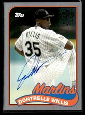 2015 Archives #FFA-DOW Dontrelle Willis Fan Favorites Autograph Silver #/199