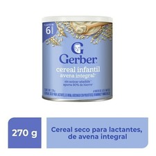 Cereal Infantil Gerber Etapa 1 Avena Integral 270 g