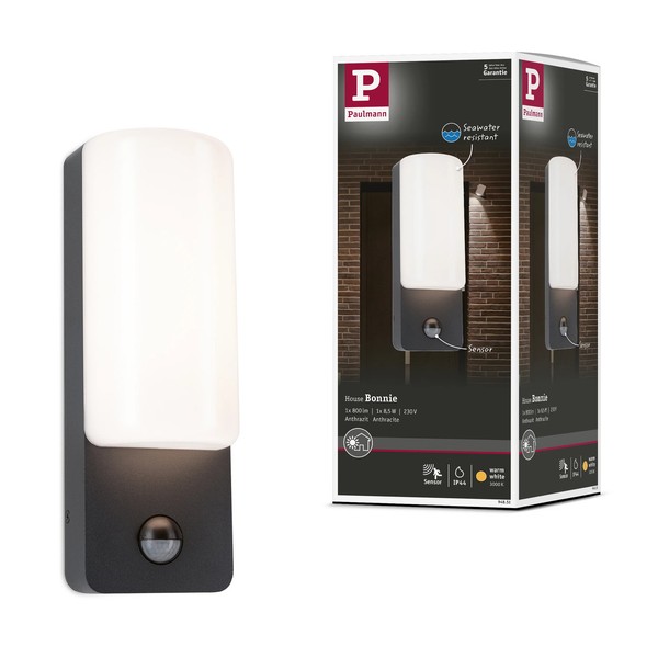 LED AußEnwandleuchte Bonnie DäMmerungsgesteuerter Bewegungsmelder (Ir) IP44 93X2-image