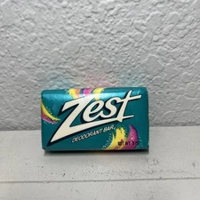 RETRO 1988 Original Zest Deodorant Bar Soap Zestfully Clean 5oz SEALED Vtg